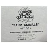 Heritage Village Collection Department 56 Porcelain Figurines and Accessories Lot