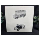 Dept 56 New England Village Collection with Train Set, Trees, and Accessories