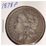 1878-P Morgan Silver Dollar