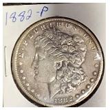 1882-P Morgan Silver Dollar