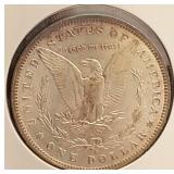 1884-O  Morgan Silver Dollar MS64 with Mint Error