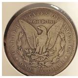 1883- S   Morgan SIlver Dollar