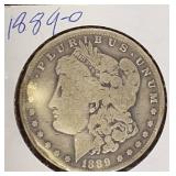 1889-O   Morgan Silver Dollar