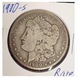 1900-S  Morgan Silver Dollar  Rare!