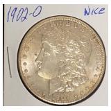 1902-O   Morgan Silver Dollar  Nice!