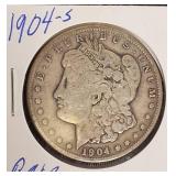 1904- S Morgan Silver Dollar Rare