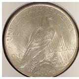 1922- P  Peace Silver Dollar MS64