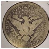 1899- O Barber Half Dollar Rare!