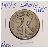 1917- S Liberty Half Rare!