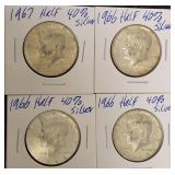 4 Kennedy  40% Silver Half