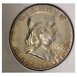 1958- D   Franklin Half  from Mint Set - NICE!