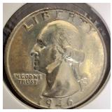 1946- P  Washington Quarter  MS65+