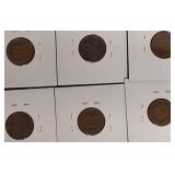 6 Different Indian Cents