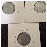 1943- P-D- & S - Steel Penny Nice Set!