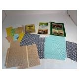 Vintage Doll House Porcelain Gas Range & Wall Paper