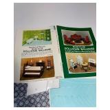 Vintage Doll House Porcelain Gas Range & Wall Paper
