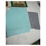 Vintage Doll House Porcelain Gas Range & Wall Paper