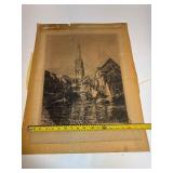 "Harfleur" by Alfred-Louis Brunet-Debaines