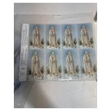 Vintage Bonella Line 8-Up Prayer Cards on Sheets- Huge Lot