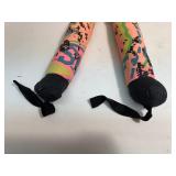 Lot of (2) Dolls With Feet Straps