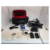 Low Light Sensitivity Series LXI VHS Movie Video Camera W/CASE & Accessories