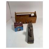 Wooden Jack Plane / Tool Box / Hamburger Press