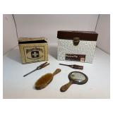 Lot of (2) Vintage Tins & Contents