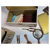 Lot of (2) Vintage Tins & Contents