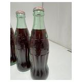 Lot of Vintage Coke Glasses/Bottles ; Stained Glass Bottle