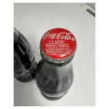 Lot of Vintage Coke Glasses/Bottles ; Stained Glass Bottle