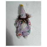 Porcelain Face/Soft Bean Bag Body Clown Jester Dolls