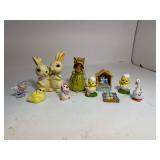 Bunny & Duck Vintage Figurines