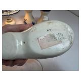 Lot of Dutch Vase, Lamp, & a Clog