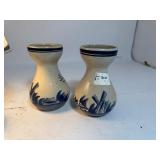 Lot of Dutch Vase, Lamp, & a Clog