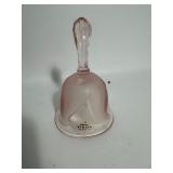 Viking Glass Hand Bell Transparent Pink, Crystal Bell & More