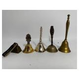 Lot of Bells With Ornate Handles