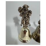 Living Quarters Silver Plated Santa Bell & Others
