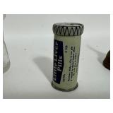 Rexall Little Liver Pills Full, Mini Oil Can, 1930s Tiny Jumbo Elephant Soda Bottle Unusual Size