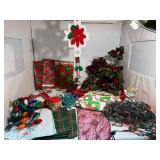 Large Religious Banner & Vintage Christmas