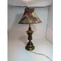 Mid Century Large Brass Lamp- Works!
