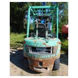 1994 Mitsubishi FG20B LP Forklift - For Repair 1994 Mitsubishi FG20B LP Forklift - For Repair