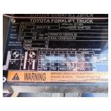 2021 Toyota 8FGCU15  LP Forklift 2021 Toyota 8FGCU15  LP Forklift