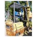1991 Mitsubishi FGC15 LP Forklift - For Repair 1991 Mitsubishi FGC15 LP Forklift - For Repair