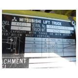 1991 Mitsubishi FGC15 LP Forklift - For Repair 1991 Mitsubishi FGC15 LP Forklift - For Repair