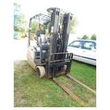 2005 Nissan E3000 Electric Forklift - For Repair 2005 Nissan E3000 Electric Forklift - For Repair