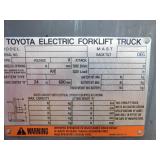 Toyota 7BRU18 Standup Reach Electric Forklift - For Parts or Repair Toyota 7BRU18 Standup Reach Electric Forklift - For Parts or Repair