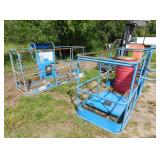 2 - Genie Boom Lift Baskets and Misc.Storage Barrel 2 - Genie Boom Lift Baskets and Misc.Storage Barrel