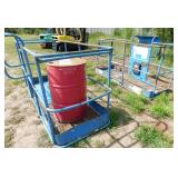 2 - Genie Boom Lift Baskets and Misc.Storage Barrel 2 - Genie Boom Lift Baskets and Misc.Storage Barrel