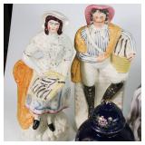 Vintage Porcelain Figure Lot of 10 Statues