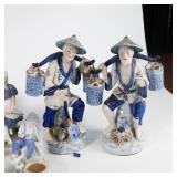 Vintage Porcelain Figure Lot of 10 Statues